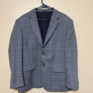 Jos. A. Bank Charcoal Plaid Blazer